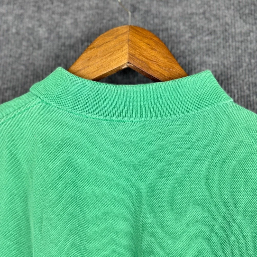 Ralph Lauren Polo Shirt Mens XL Kelly Green Short Sleeve Pique Cotton Ivy Prep